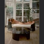 Copper-sofa-free-form-table